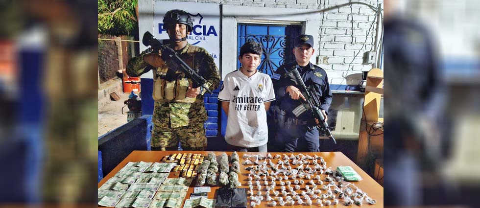 Capturan a distribuidor de droga en cantón de La Libertad Costa