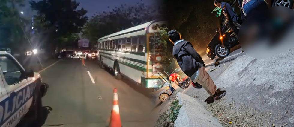 Un fallecido y un lesionado deja grave accidente en la autopista Comalapa