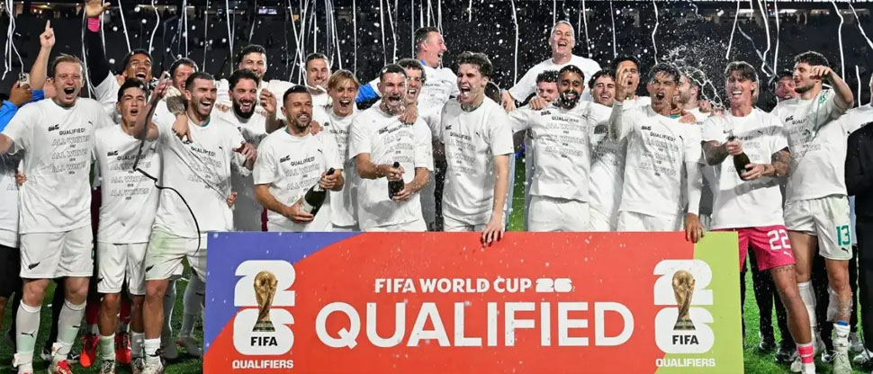 Nueva Zelanda es el segundo país clasificado para la próxima Copa del Mundo