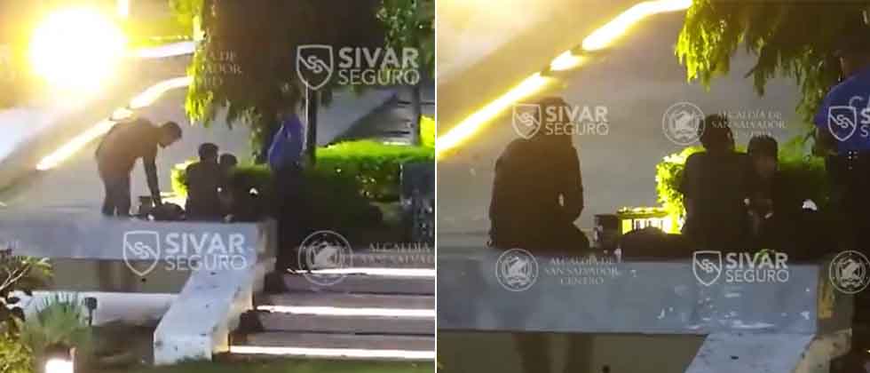 Multan a jóvenes que consumían bebidas alcohólicas en la plaza Salvador del Mundo