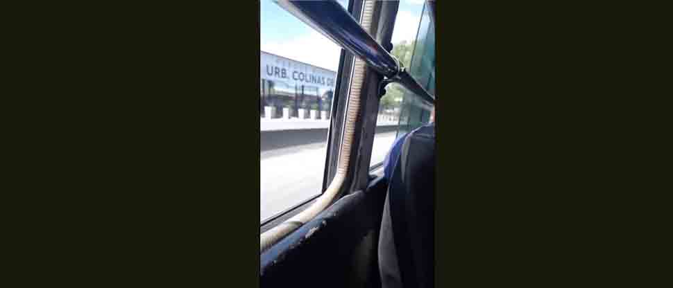 Denuncian a microbusero de la ruta 109 por manejar a excesiva velocidad