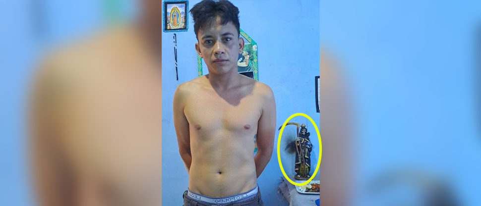 Cae marero que tenía un altar de magia negra en su casa 