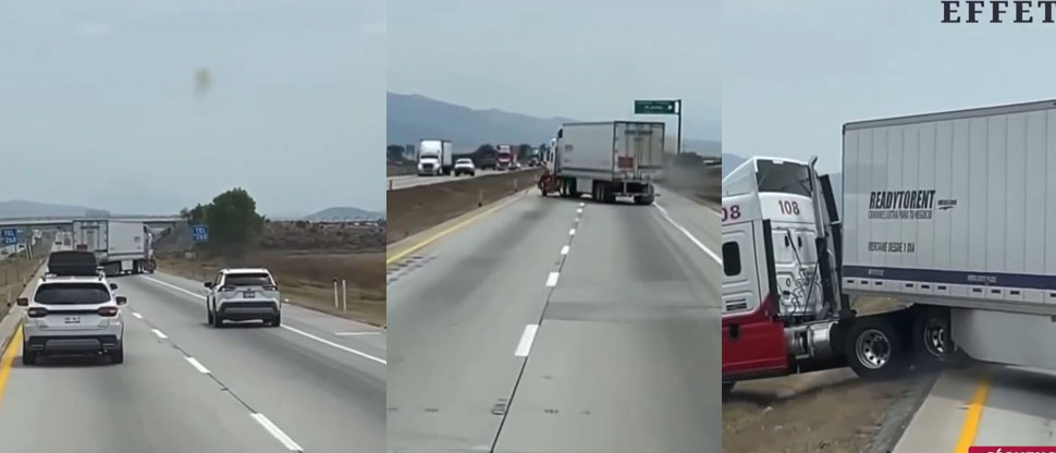 MÉXICO: Conductor de rastra pierde los frenos, pero evita que se dé un trágico accidente