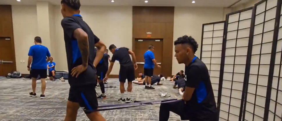 La Selecta ya realizó su primera práctica previa al amistoso contra el Dynamo