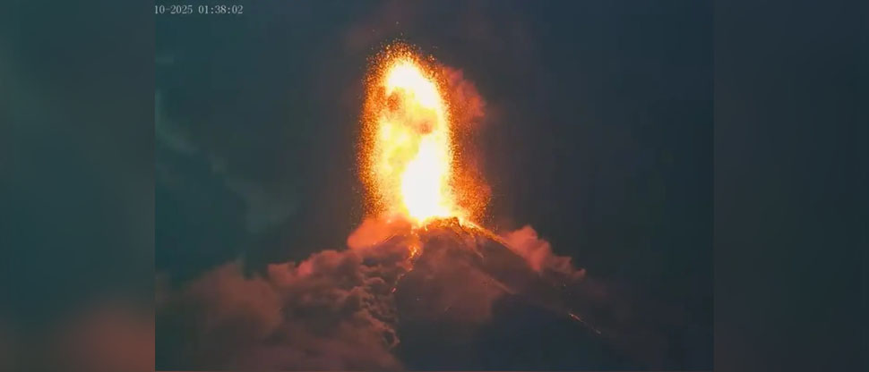 GUATEMALA: declaran alerta naranja tras incremento de erupciones del “Volcán de Fuego”