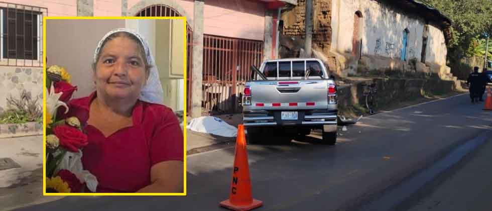 Ella era Maria, mujer que perdió la vida tras un fuerte choque en San Miguel