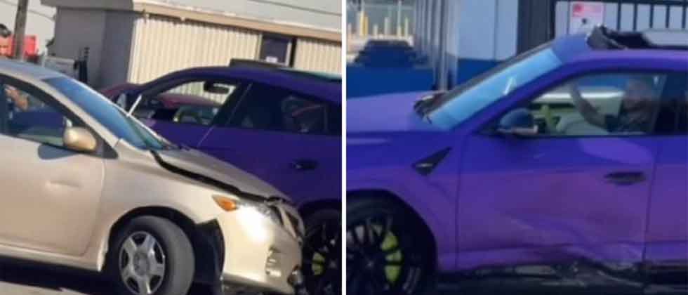 El ganador del Lamborghini de Shakira tuvo un accidente y le costará una fortuna arreglarlo