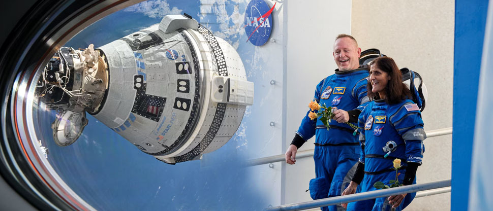 Astronautas varados en el espacio por 9 meses regresan hoy a la Tierra