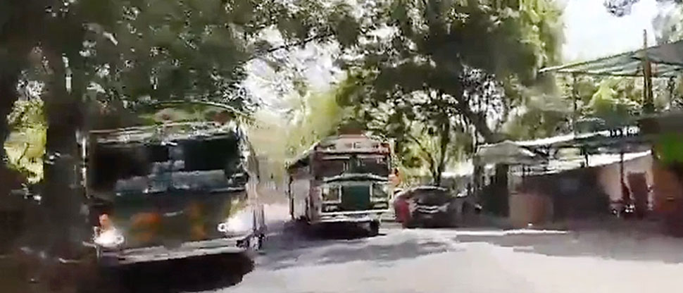 Motociclista denuncia que casi pierde la vida por la imprudencia de un busero