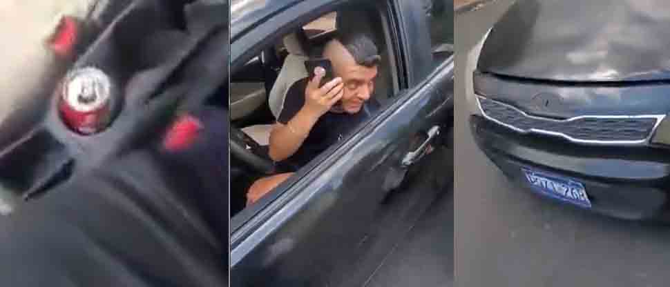 Denuncian a conductor por manejar borracho y tomando sin miedo