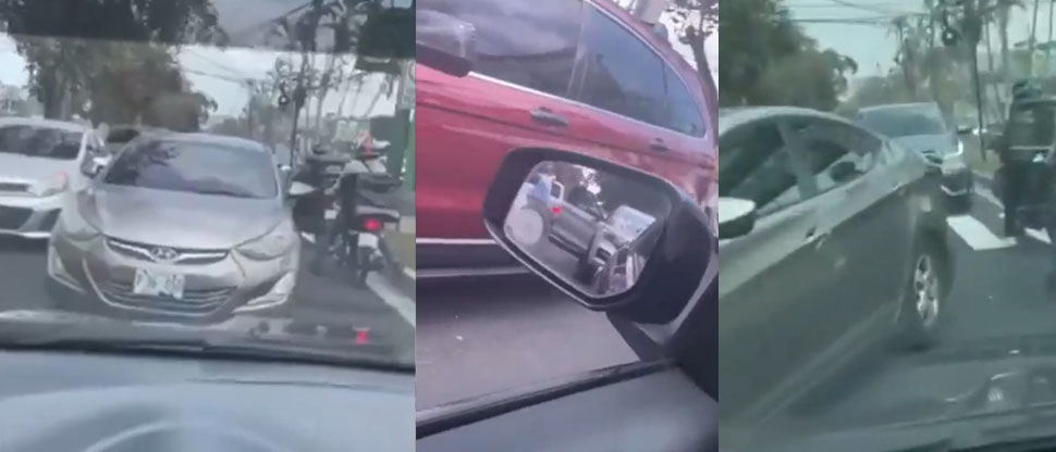 Piden los tres Doritos después para conductor por manejar en sentido contrario en Santa Tecla
