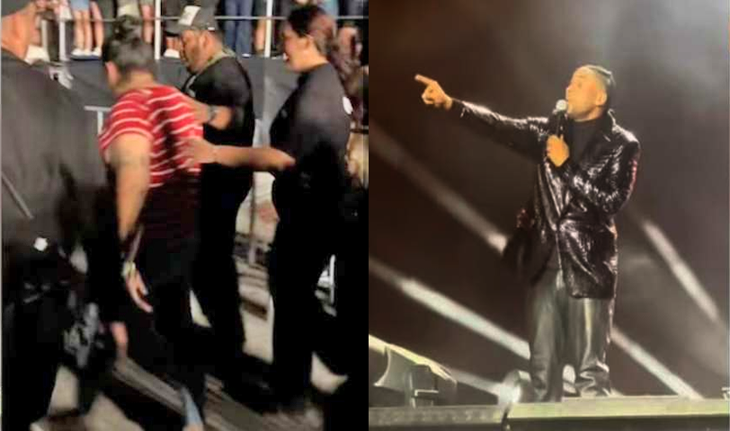 Don Omar expulsa de concierto a fan que lanzó un vaso con cerveza