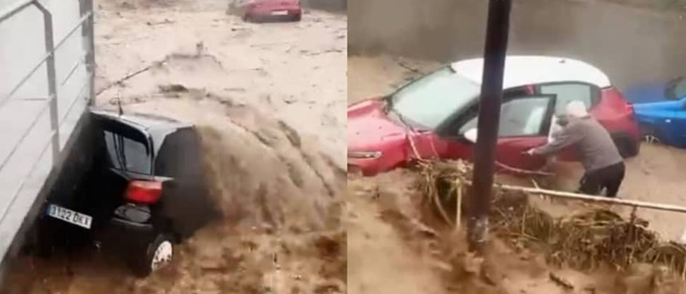 ESPAÑA en alerta roja por fuerte temporal