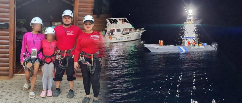 Familia completa que regresaba de vacaciones fallece en avión que cayó al mar en Roatán