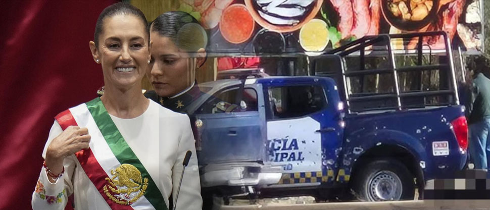 MÉXICO: más de 200 policías asesinados desde el inicio de la presidencia de Claudia Sheinbaum