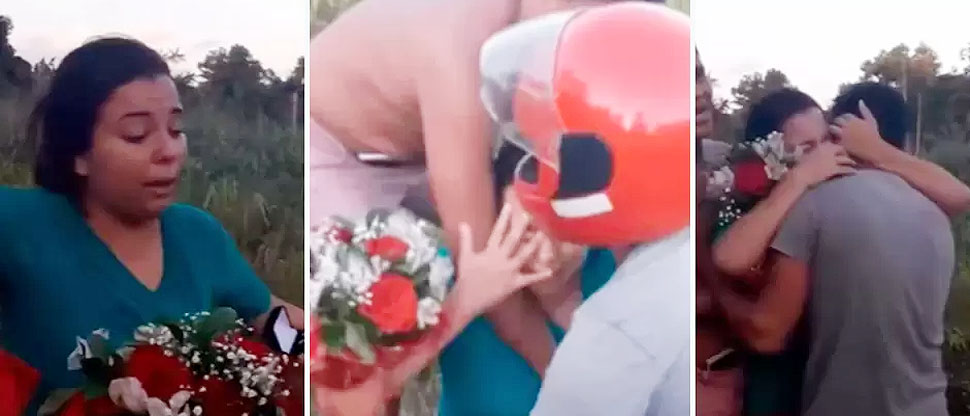 Atrevida propuesta de matrimonio casi terina en tragedia