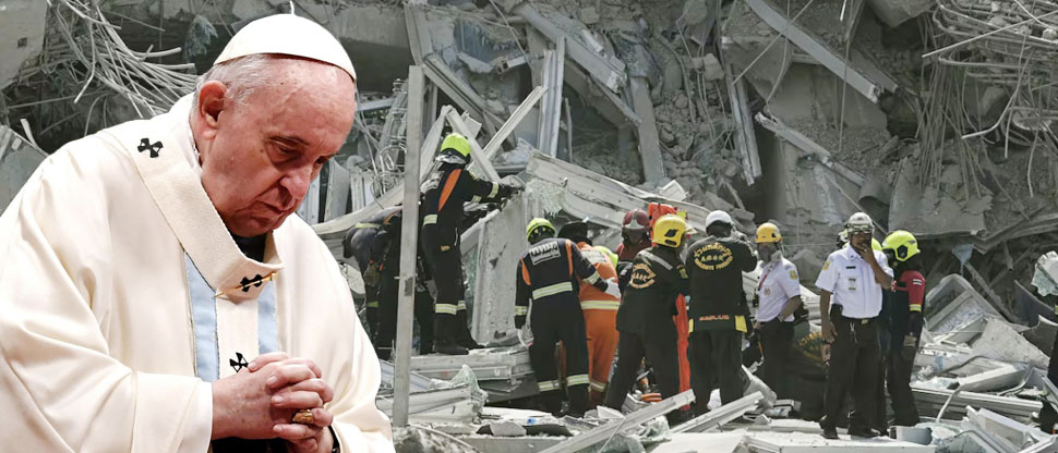 Papa Francisco pide al mundo orar por las víctimas de terremotos en Tailandia
