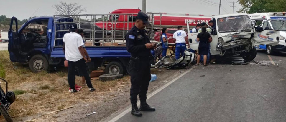 Fuerte accidente de tránsito en San Luis la Herradura deja un lesionado