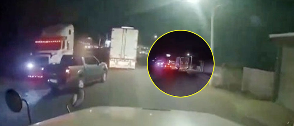 Trailero evita tragedia que pudo ser provocada por conductor temerario
