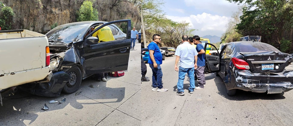 Fuerte accidente de tránsito deja una persona lesionada en Apopa