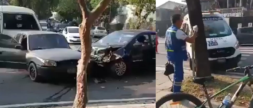 Reportan accidente de tránsito sobre la 6ª-10ª de esta capital