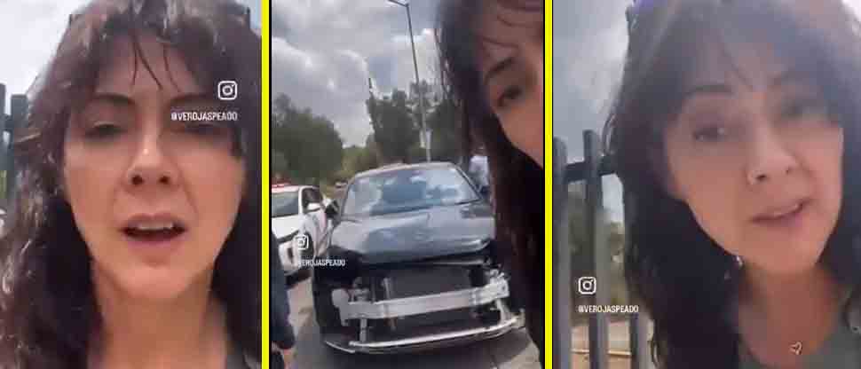 MÉXICO: actriz de telenovelas denuncia que su carro fue desmantelado afuera de la UNAM