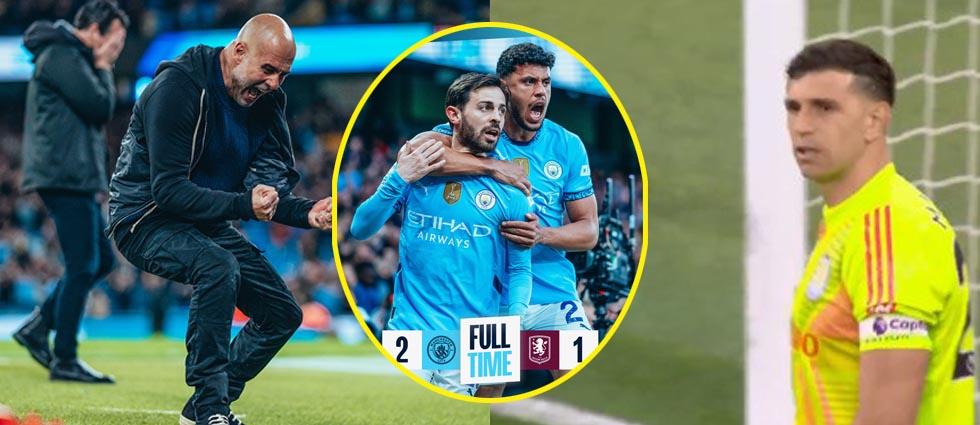 Mal partido del ‘Dibu’ le da vida al City que lucha por clasificar a Champions a falta de ¡04 juegos!