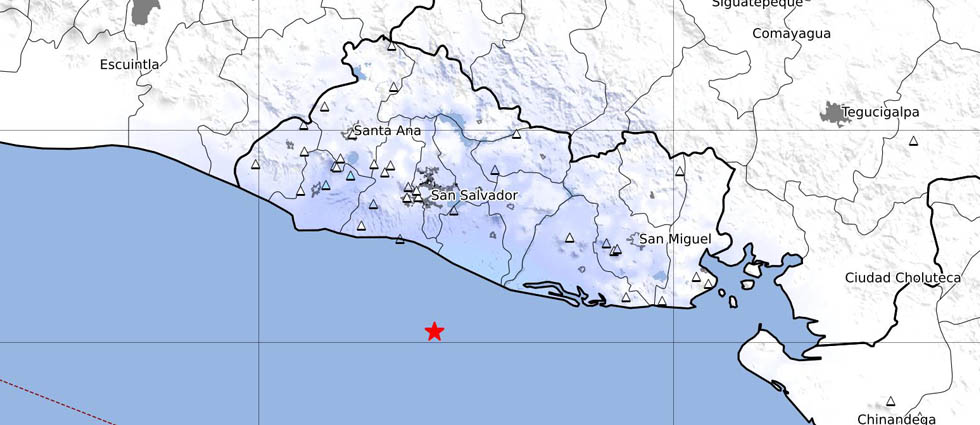 Fuerte sismo sacude parte de El Salvador esta mañana de jueves