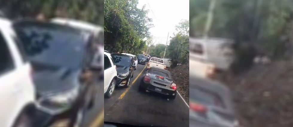 Insólito: reportan tráfico carretera al Boquerón tras, al menos, ¡seis accidentes de tránsito!