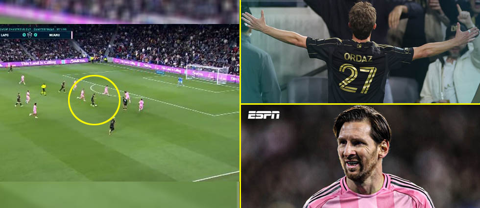Un gran tanto de Nathan Ordaz le da victoria a los LAFC ante el Inter de Messi en cuartos