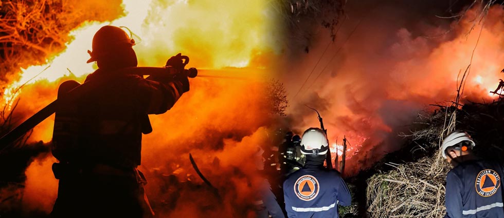 Sofocan voraz incendio en cerro de la Santísima Trinidad que amenazaba con expandirse a viviendas