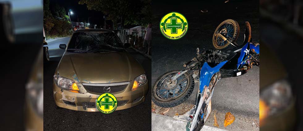 Accidente de tránsito deja un lesionado en Cabañas