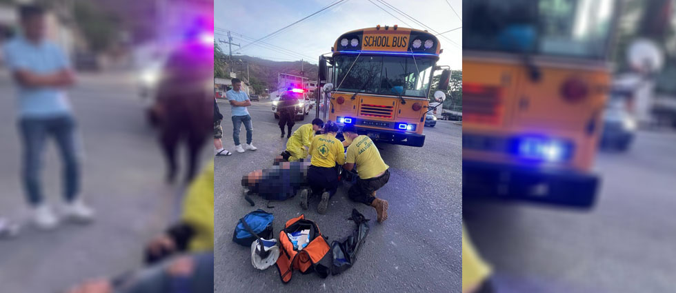 Hombre acaba en el hospital tras siniestro vial en San Salvador
