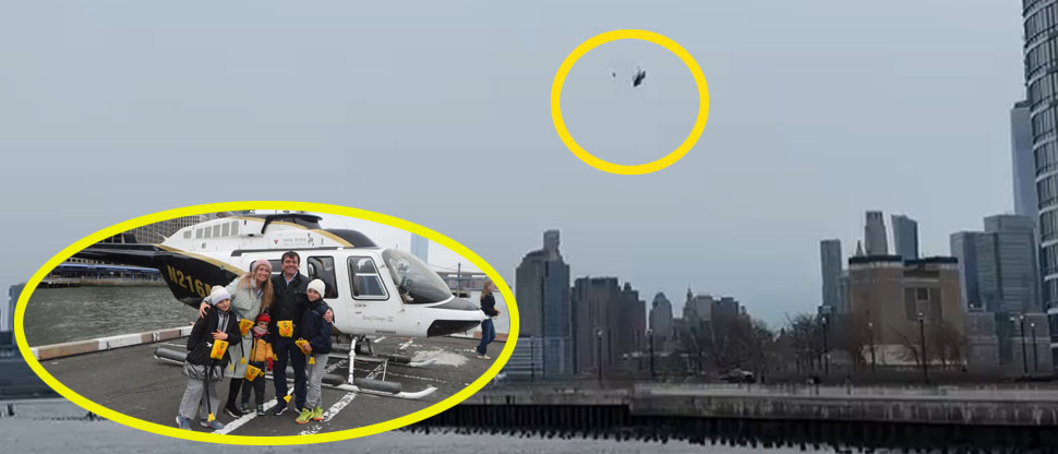 Publican fotos de familia antes de subir al helicóptero que se estrelló en el río Hudson