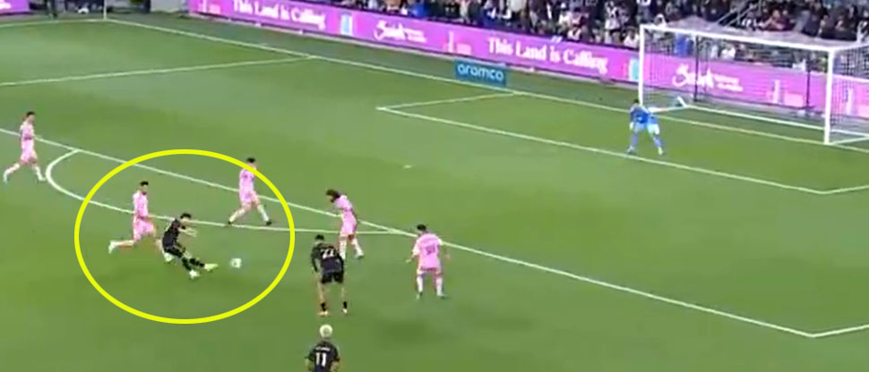 Así es cómo el salvadoreño Ordaz bailó a Busquets y marcó un golazo al Inter de Messi