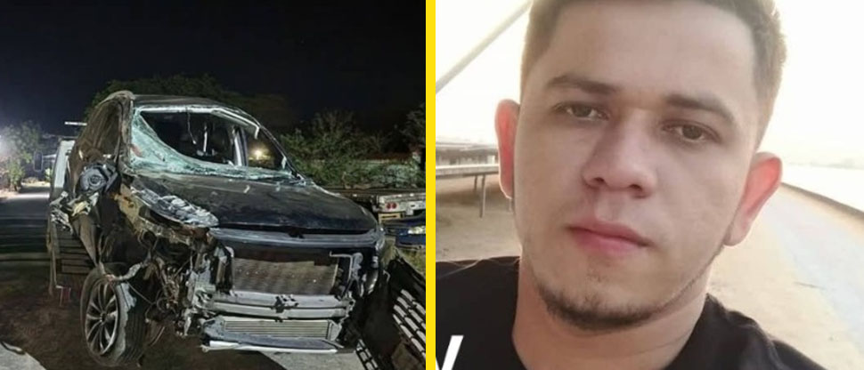 Identifican a Robin, hondureño fallecido en aparatoso choque en Santa Rosa de Lima