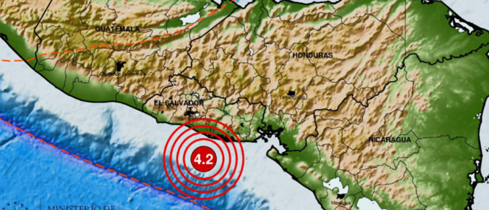 Fuerte sismo sacude el territorio salvadoreño la mañana de este Jueves Santo