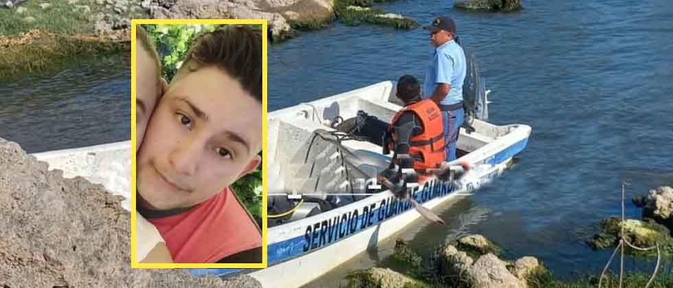 Él era Jairo, jovencito que falleció ahogado mientras pescaba en el lago de Güija