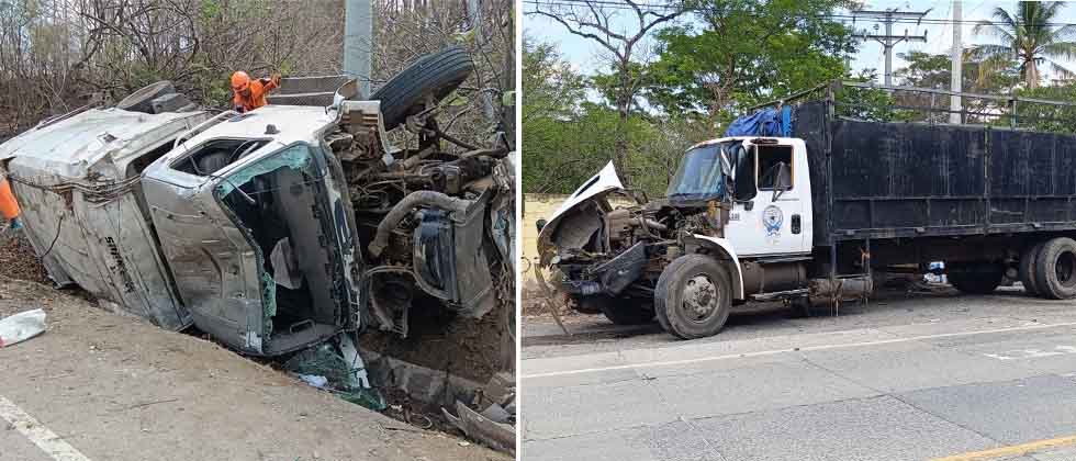 Dos personas lesionadas tras fuerte choque en Santa Ana