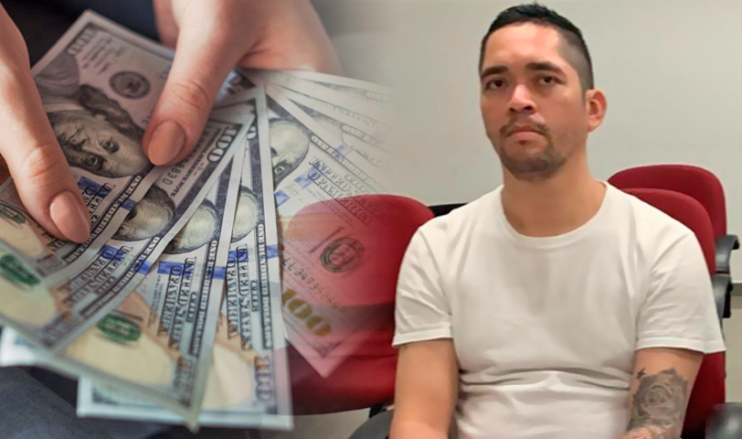 Por lavado de dinero: mandan a la cárcel a sujeto que tenía en su poder más de $39 mil