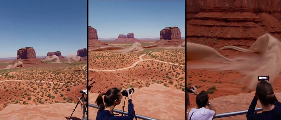 E.E.U.U. Captan extraño fenómeno en Monument Valley