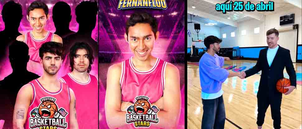 Estoy de vuelta: Fernafloo se enfrentará a Mr Beast en histórico partido de baloncesto