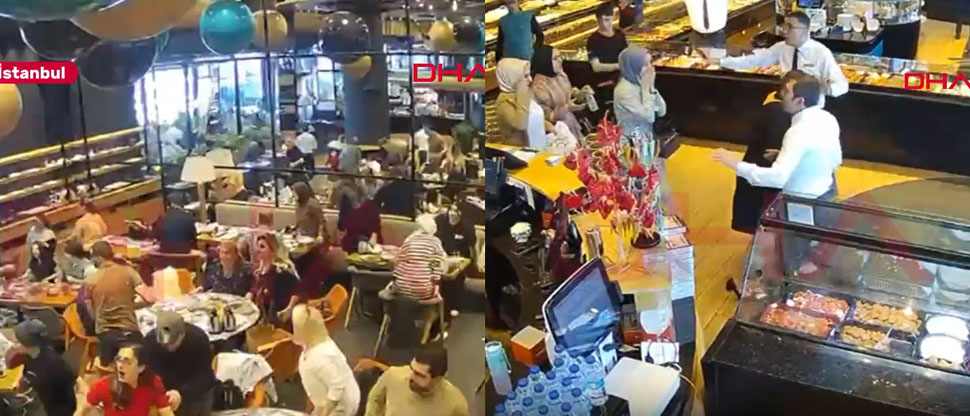Así fue la reacción de los turcos al momento del potente terremoto en Estambul