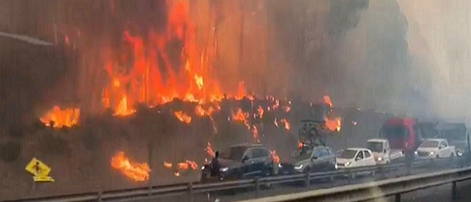Alerta máxima en Jerusalén por incendios forestales de grandes magnitudes