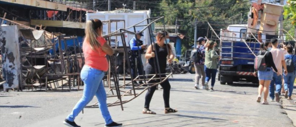 Vendedores del mercado San Miguelito son reubicados de forma temporal