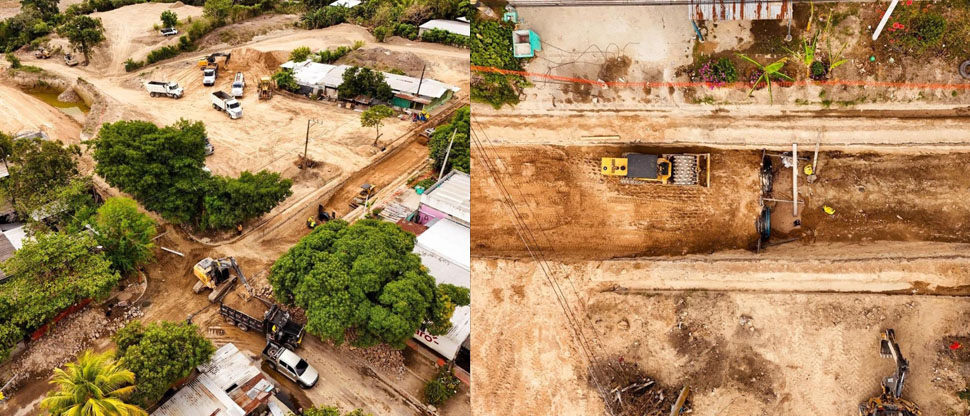 MOP trabaja en cuatro cárcavas formadas en Tonacatepeque