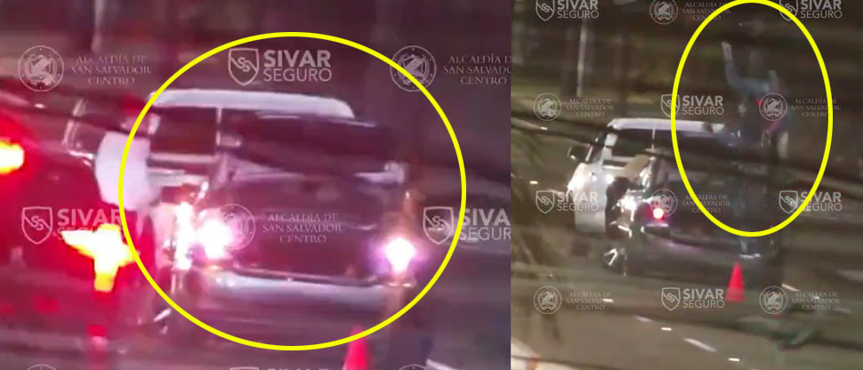 Motociclista se distrae y termina colisionando con un vehículo en la 49 av. sur
