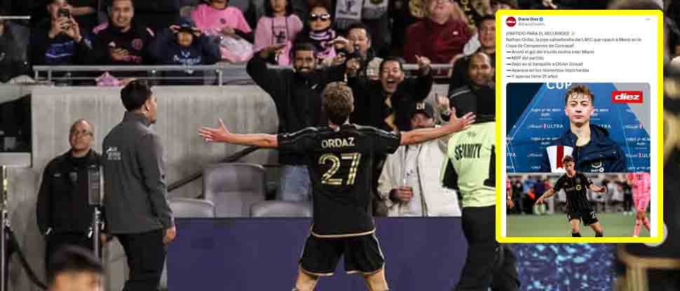 Principal medio deportivo hondureño destaca actuación de Nathan Ordaz