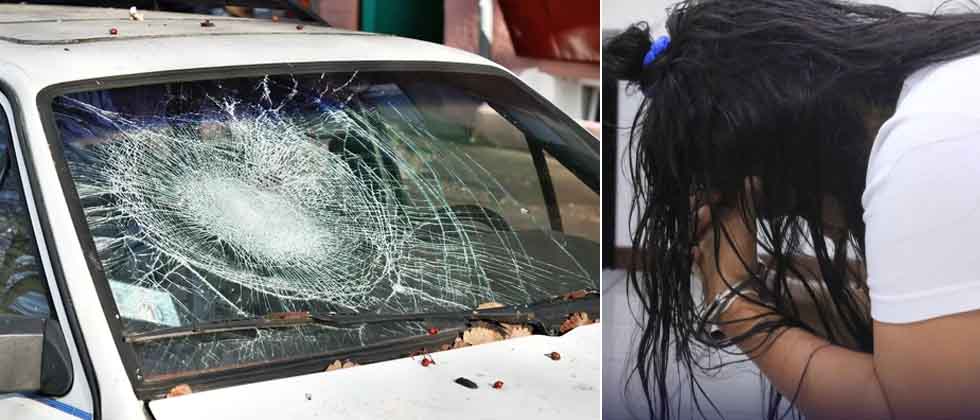 «Lo agarró a pedradas»: Mujer es procesada por dañar el carro de su ex en Soyapango