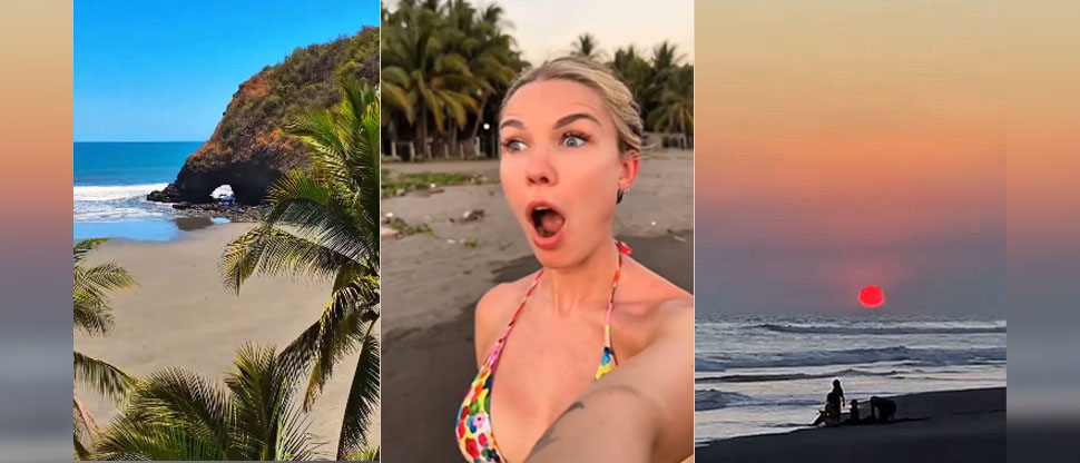 El Salvador continúa encantando a turistas internacionales con sus hermosas playas